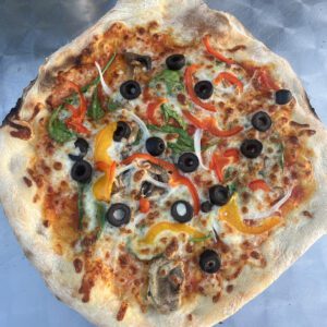 Veggie Outrigger Pizza