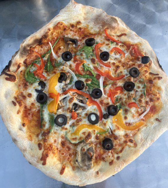 Veggie Outrigger Pizza
